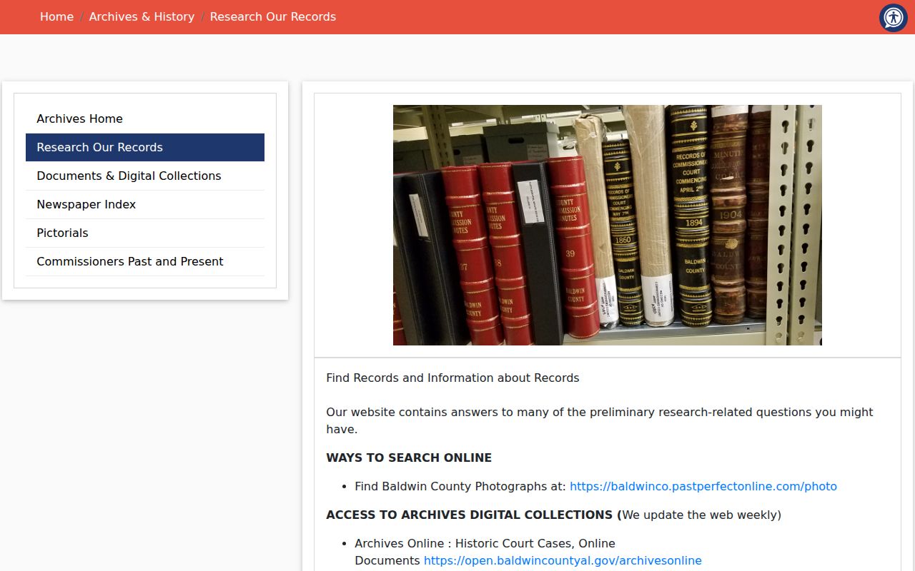 Daphne city directory research in Baldwin County Archives online records